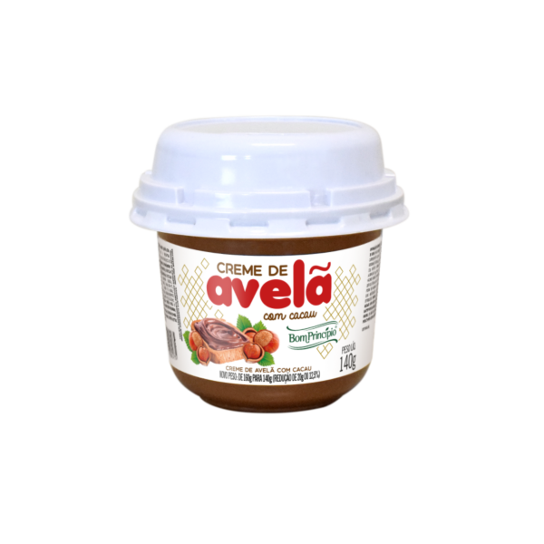 CREME DE AVELA COM CACAU 140G - BOM PRINCIPIO