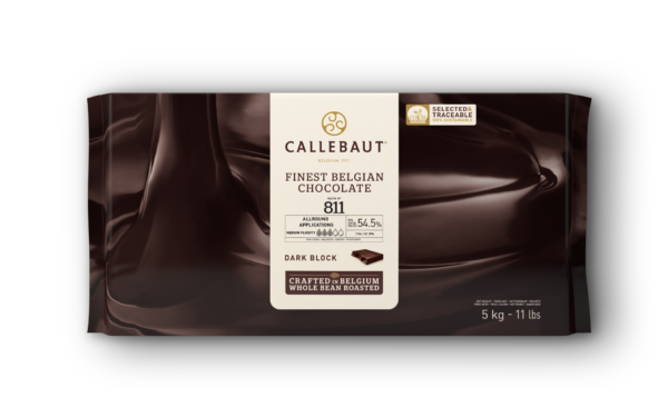 Chocolate Amargo 54,5% Cacau Barra CALLEBAUT 5Kg REF. 811NV-132 - Image 2