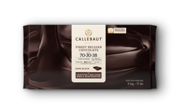 Chocolate Amargo 70% de Cacau Barra CALLEBAUT 5kg REF. 70-30-38NV-132