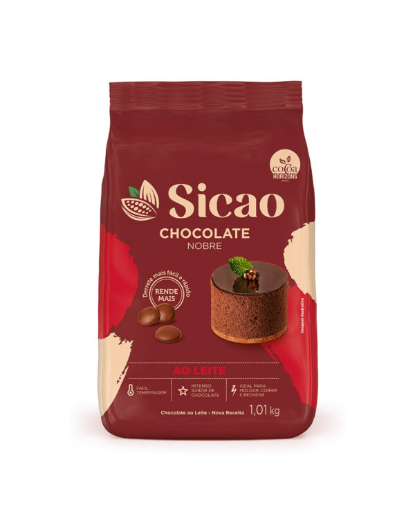 Chocolate ao Leite em Gotas SICAO 1,01kg REF. CRM-EZ-0075800-B05