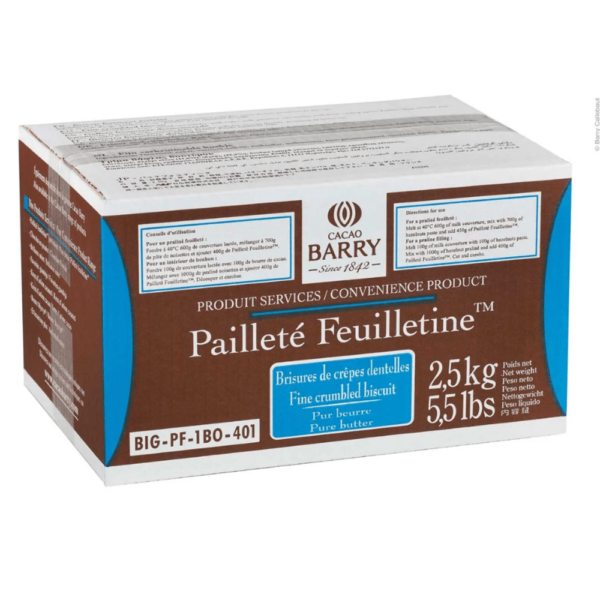 Pailletté Feuilletine - Massa Folhada 2,5 Kg CALLEBAUT REF. BIG-PF-1BO-401