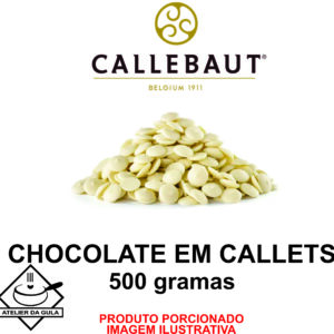 Chocolate em Callets Branco 32% de cacau – VELVET CALLEBAUT 500G PORCIONADO W3-BR-25A