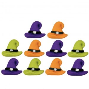 CHAPÉU DE BRUXA CORES C/10PÇS REF. 387 JADY CONFEITOS
