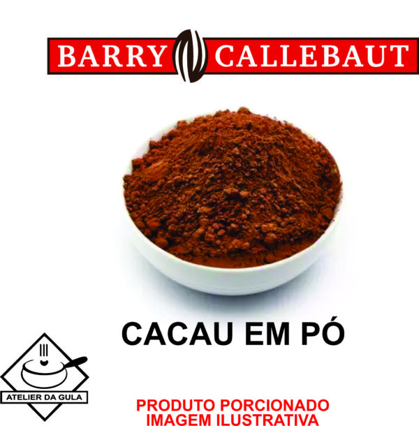 CACAU EM PÓ VERMELHO ALCALINO 1 KG PORCIONADO BARRY - DCP-10W108-B15