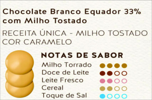 CHOCOLATE BRANCO C/ MILHO TORRADO 500G - PORCIONADO 19902022 - REPUBLICA DEL CACAO - Image 2