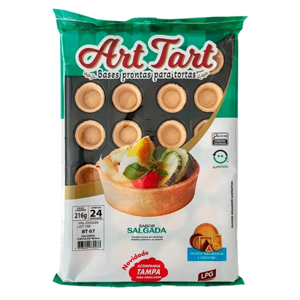 BASE TORTA SALGADA CIRCULAR-40MM PESO LIQ.1,728KG REF.CON-BT67 - LPG