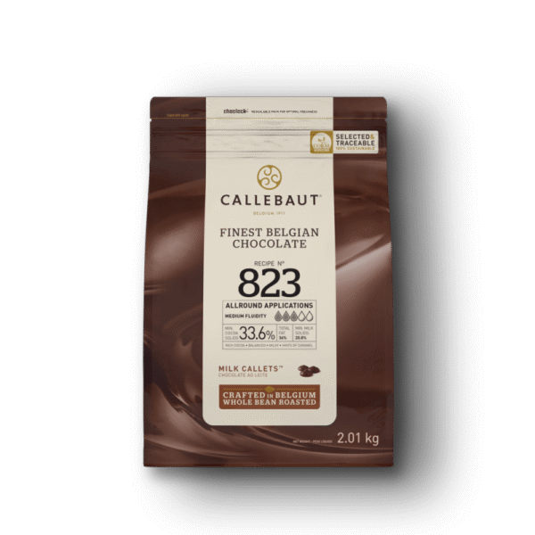 Chocolate em Callets ao Leite 33,6% CALLEBAUT 2,01kg REF. 823-BR-25A