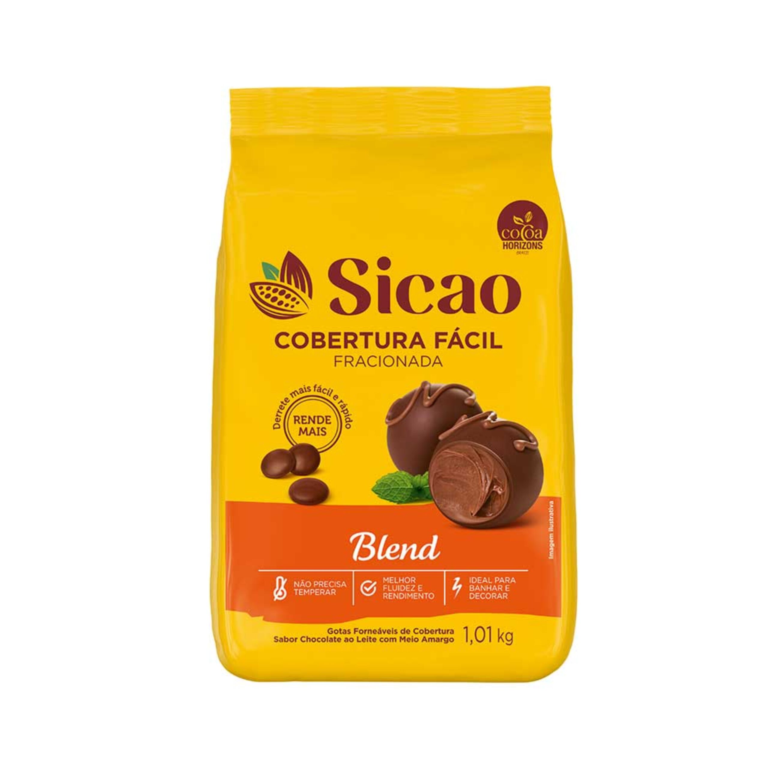 Cobertura gotas FACIL BLEND 1,01KG- SICAO REF. ILM-EZ-0016106-K15