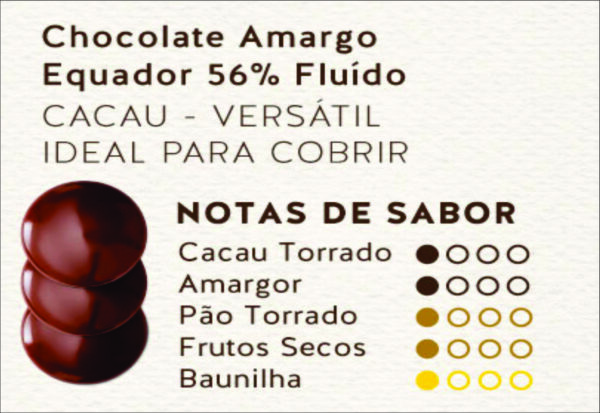 CHOCOLATE AMARGO FLUIDO 56% 250G - 19902003 - REPUBLICA DEL CACAO - Imagem 2