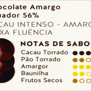 CHOCOLATE AMARGO 56% 250G – PORCIONADO 19902008 – REPUBLICA DEL CACAO