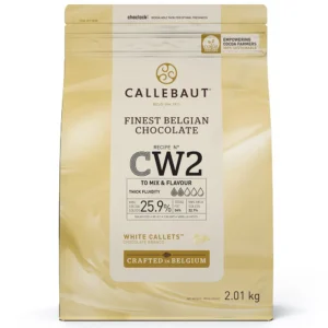 Chocolate em Callets Branco 25,9% Cacau 23,7% Leite CALLEBAUT 2,01 Kg REF. CW2-BR-25A