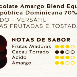 CHOCOLATE AMARGO 70% 250G – REPÚBLICA DEL CACAO PORCIONADO – 19902054