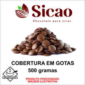 Cob Sabor Chocolate Meio Amargo Gotas SICAO 500G – PORCIONADO –  ILD-EZ-7016144-K16