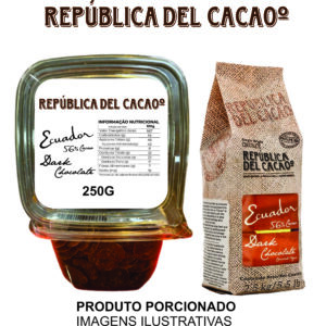 CHOCOLATE AMARGO 56% 250G – PORCIONADO 19902008 – REPUBLICA DEL CACAO