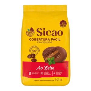 Cobertura gotas FACIL chocolate ao leite SICAO 1,01KG – ILM-EZ-0011021-K15