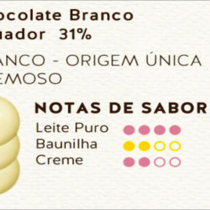 CHOCOLATE BRANCO 250G  – REPUBLICA DEL CACAO – PORCIONADO – 19902009