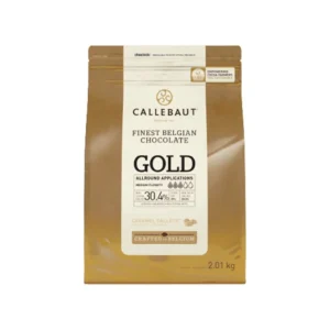 Chocolate em Callets Branco c/Caramelo GOLD CALLEBAUT 2,01Kg REF. CHK-R30GOLD-BR-25A