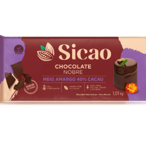 Chocolate Meio Amargo Barra SICAO 1,01kg REF. CRD-BL-7002914-B94