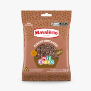 FLOCOS CROCANTES SABOR CHOCOLATE 120G 4278 MAVALÉRIO