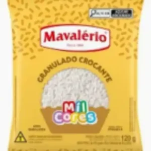 GRANULADO CROCANTE BRANCO 120 G REF. 04660  MAVALÉRIO