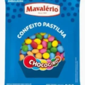 CHOCOGIROS COLORIDA SABOR CHOCOLATE 500G REF. 4268 MAVALÉRIO